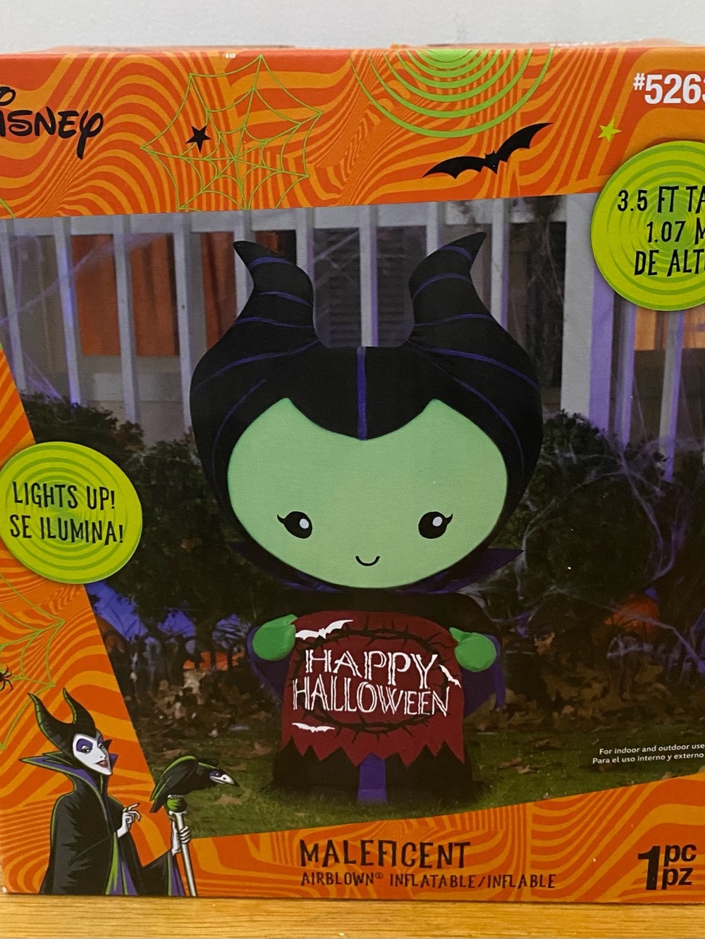 Disney Maleficent Inflatable Halloween Decoration, Brand NEW